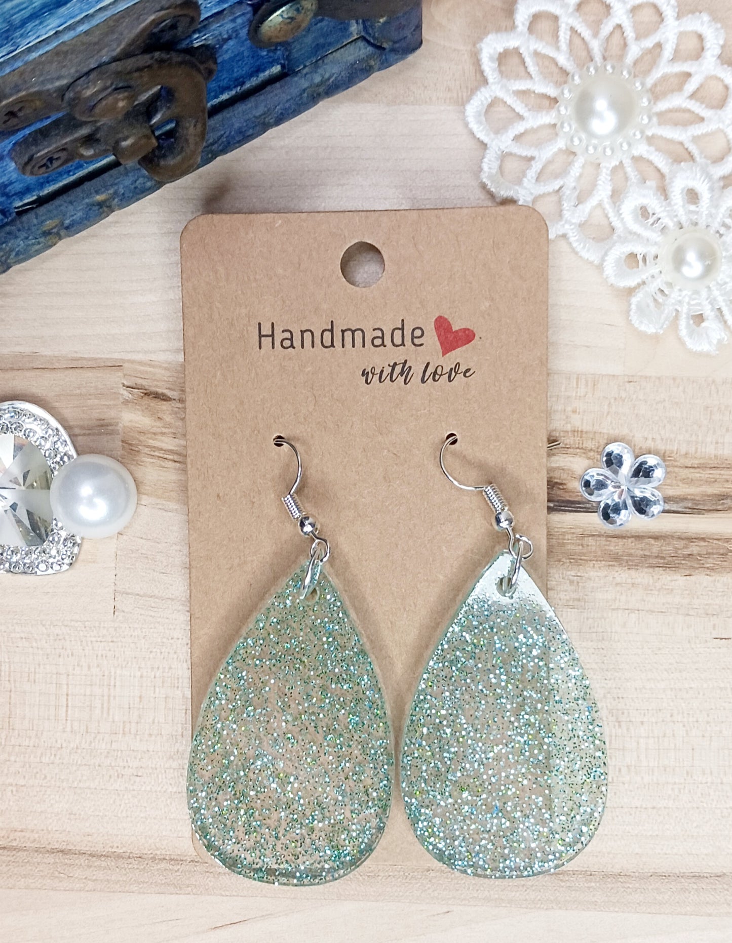 Teardrop Resin Earring