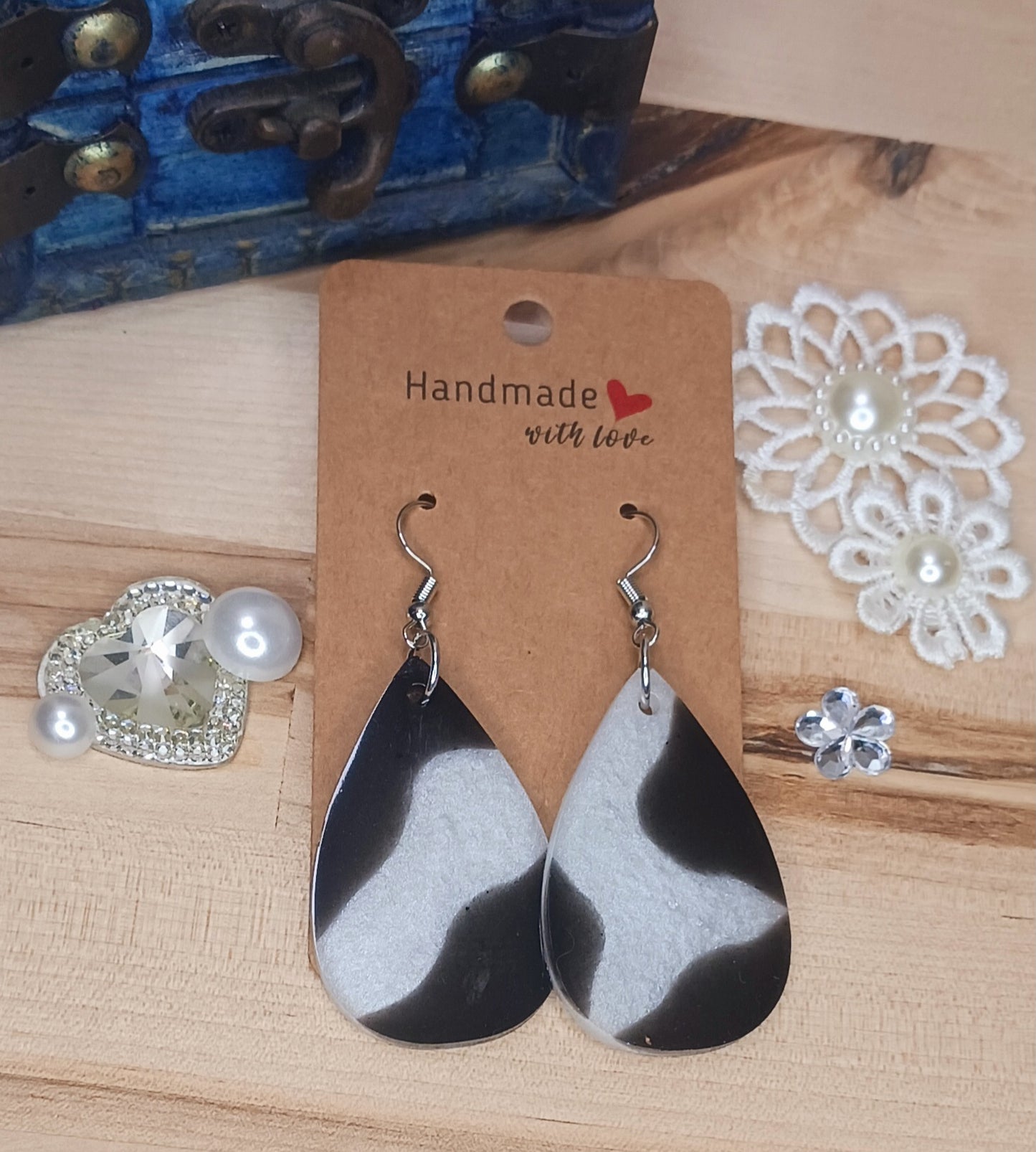 Teardrop Resin Earring