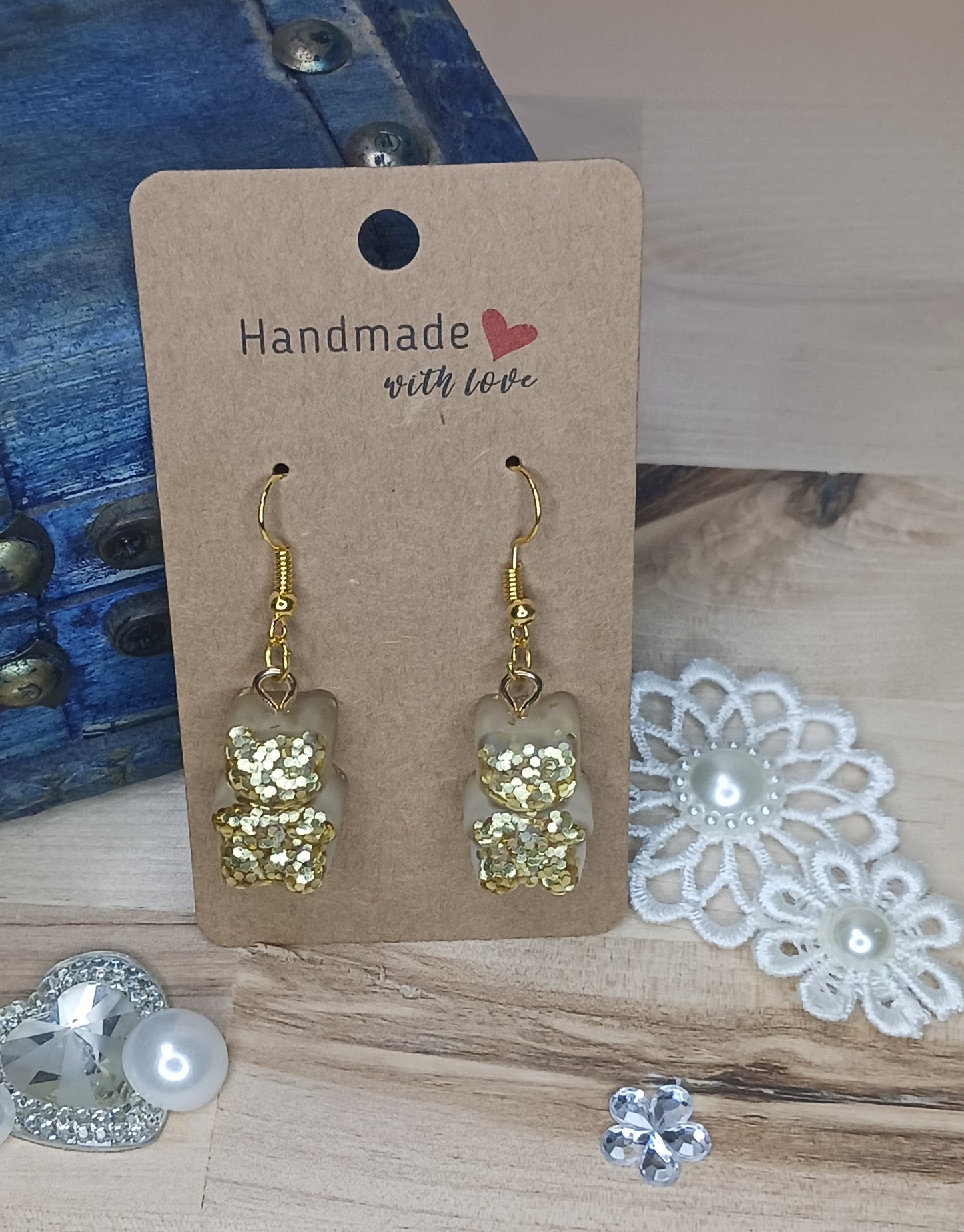 Gummy Bear Resin Earrings
