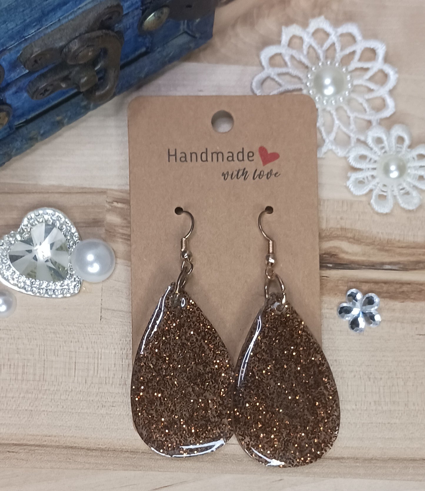 Teardrop Resin Earring
