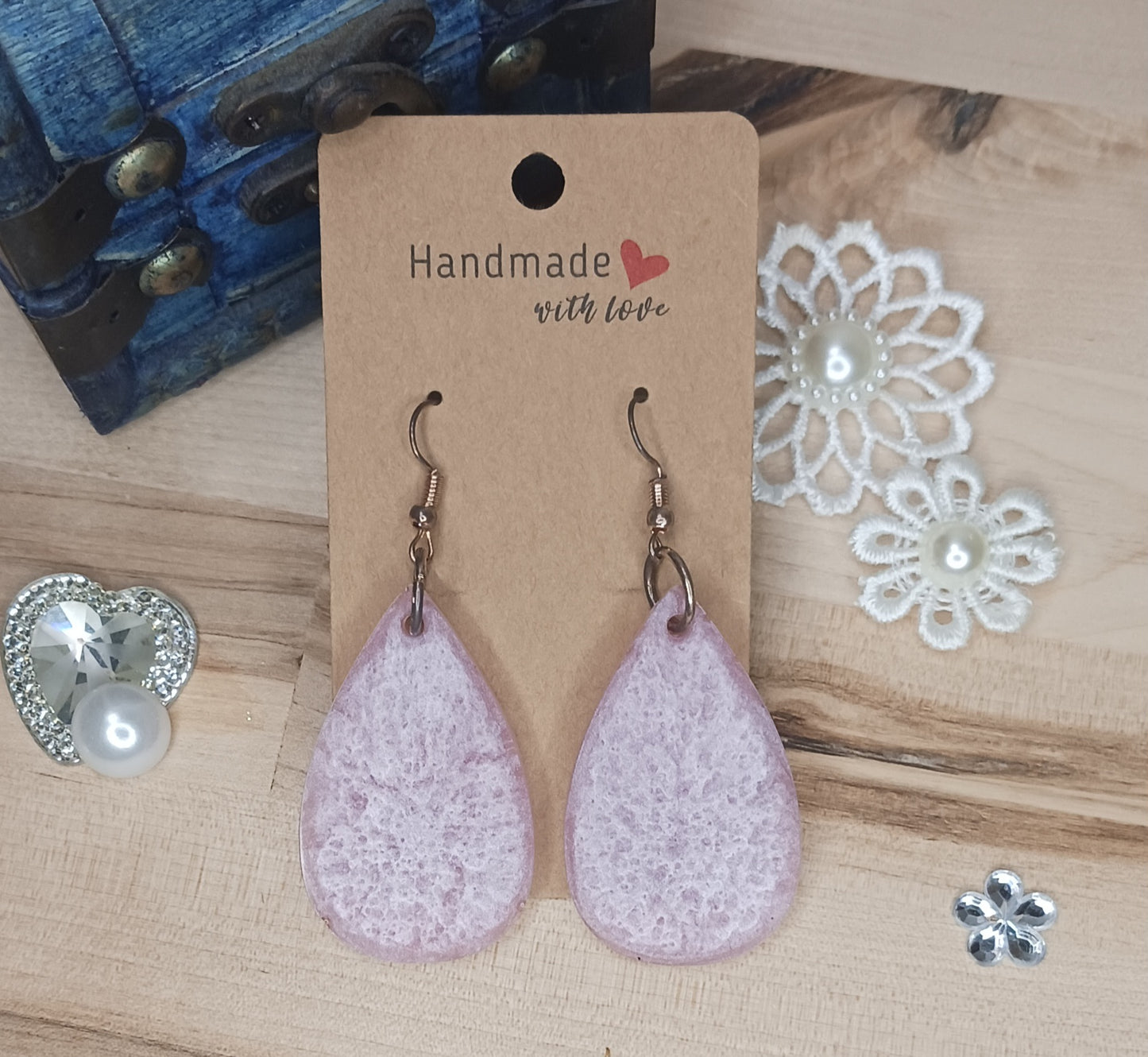 Teardrop Resin Earring