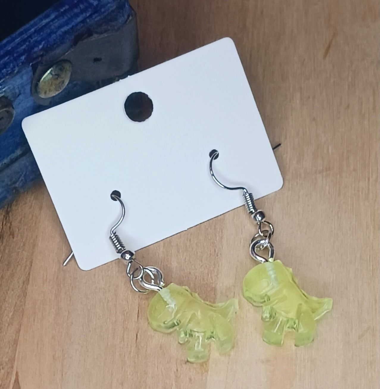 T-Rex Resin Earrings