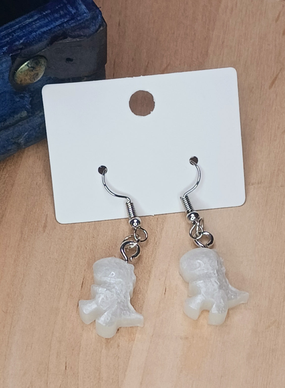 T-Rex Resin Earrings