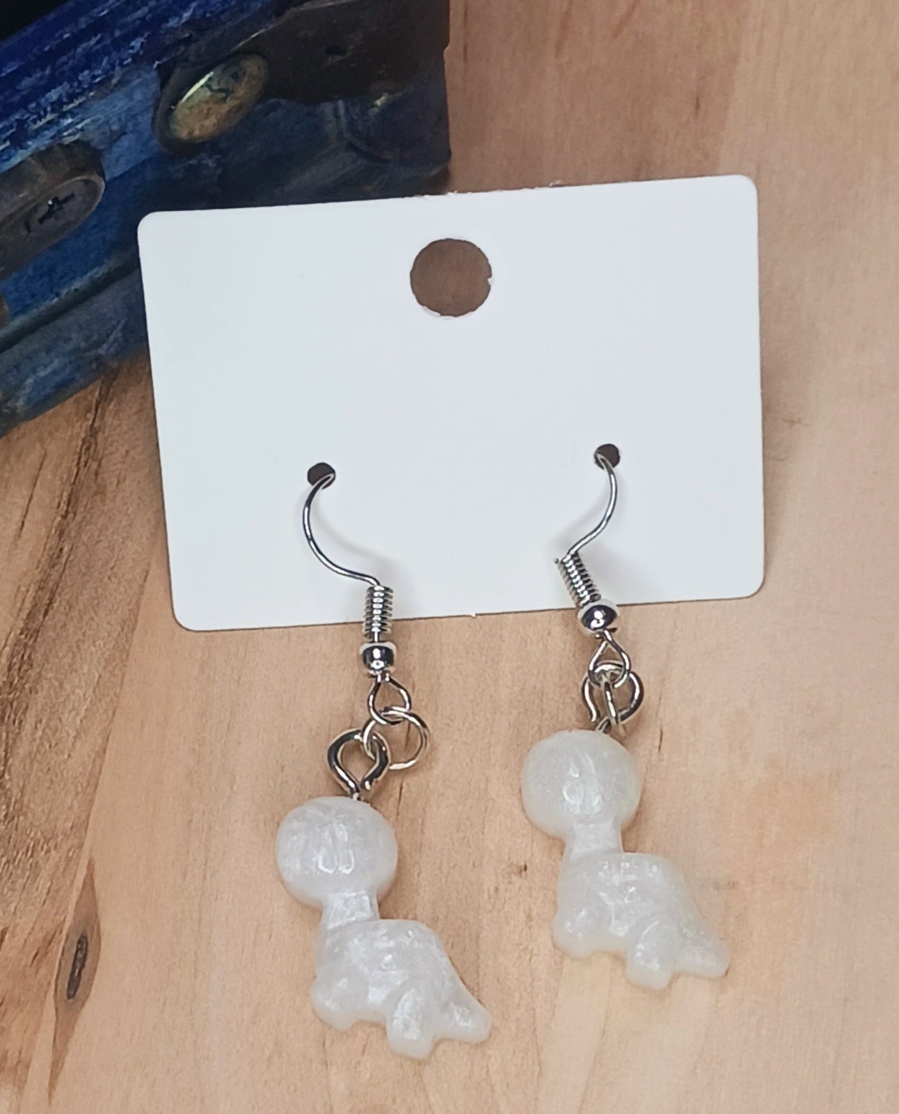 Brontosaurus Resin Earrings