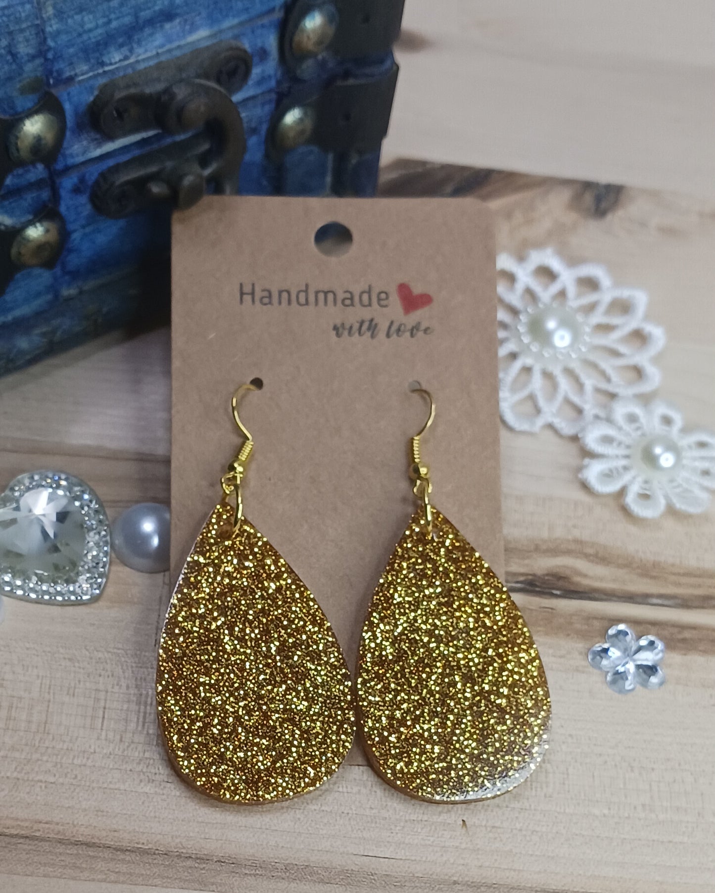 Teardrop Resin Earring