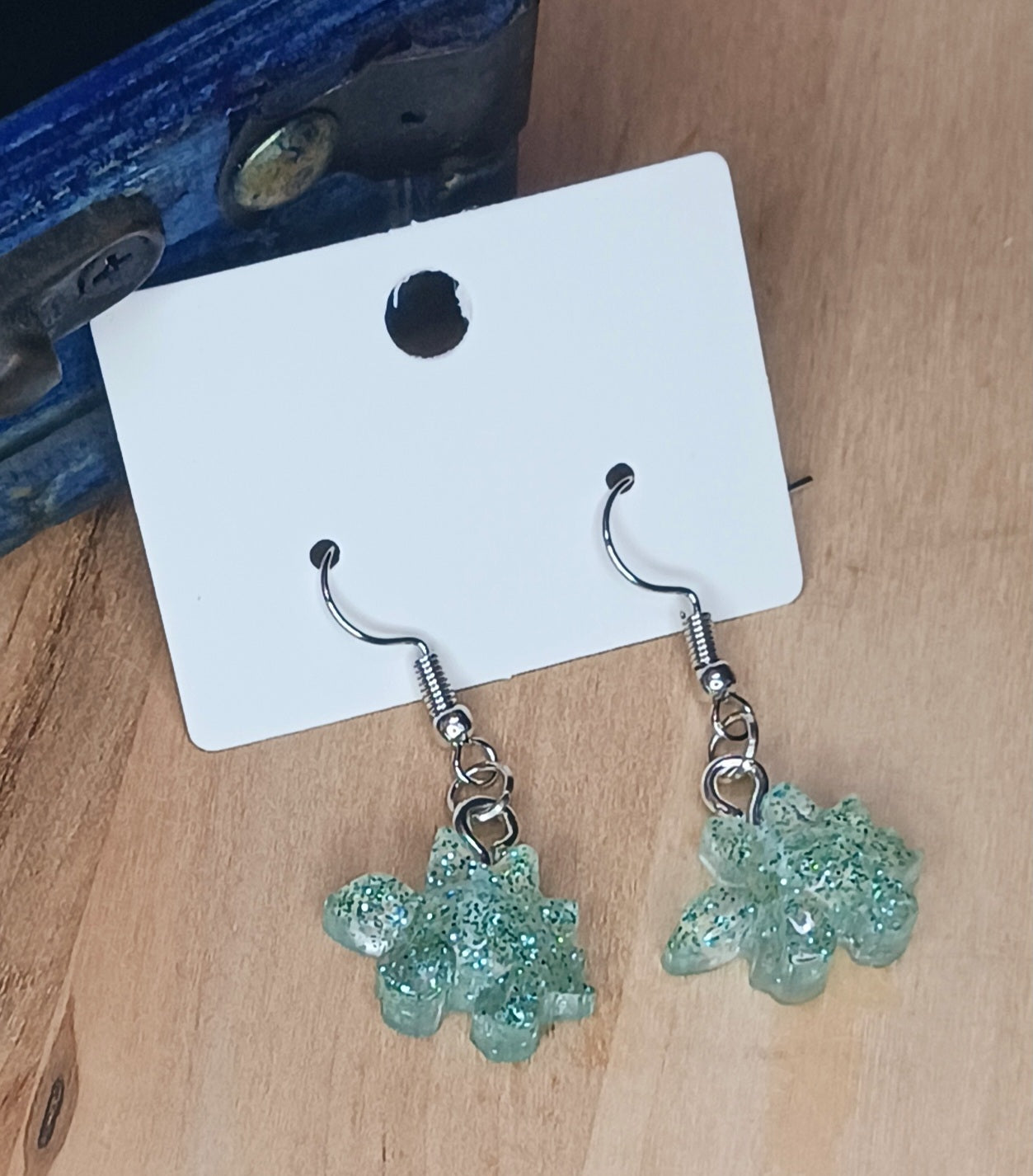 Stegosaurus Resin Earrings
