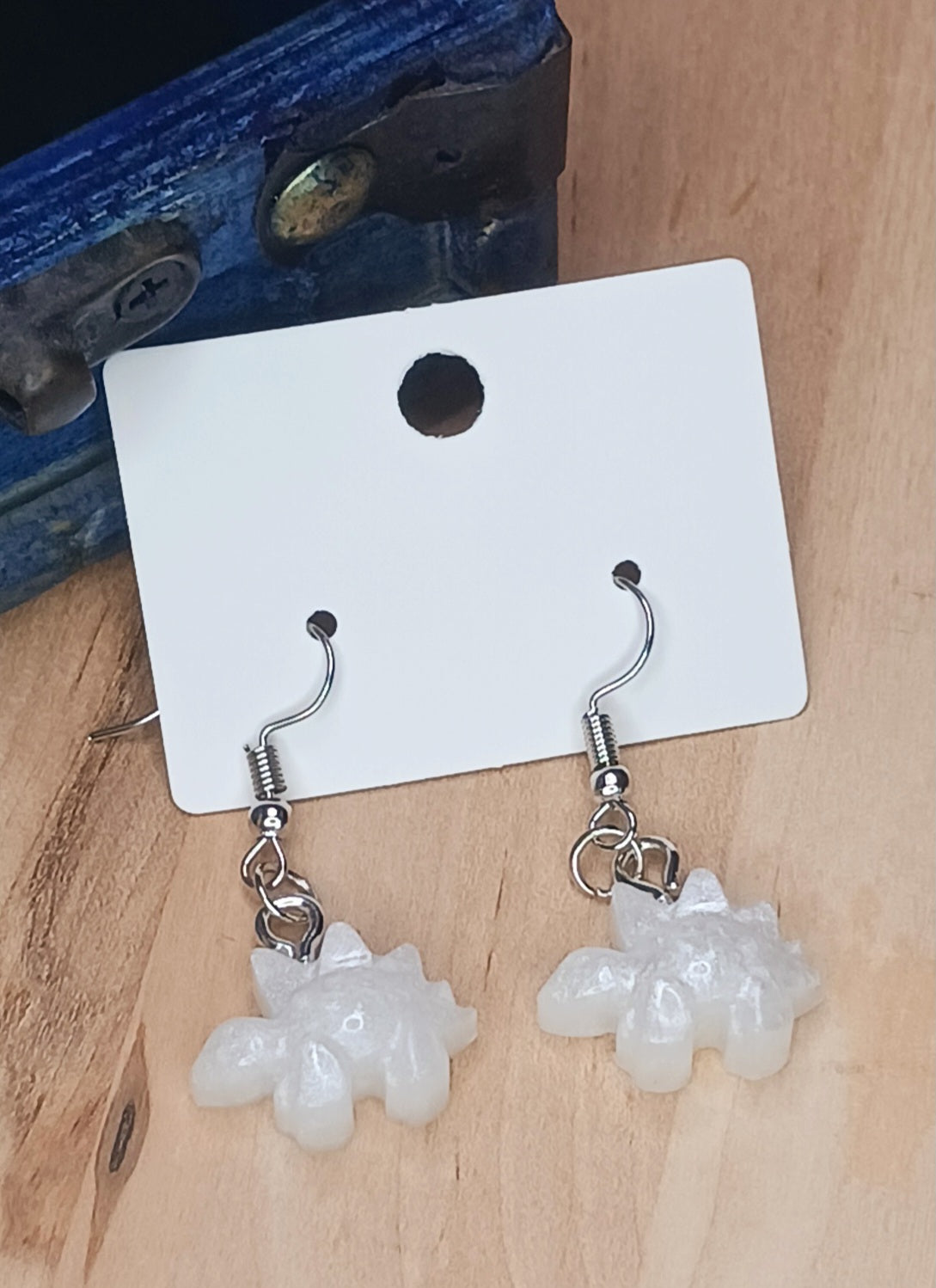 Stegosaurus Resin Earrings