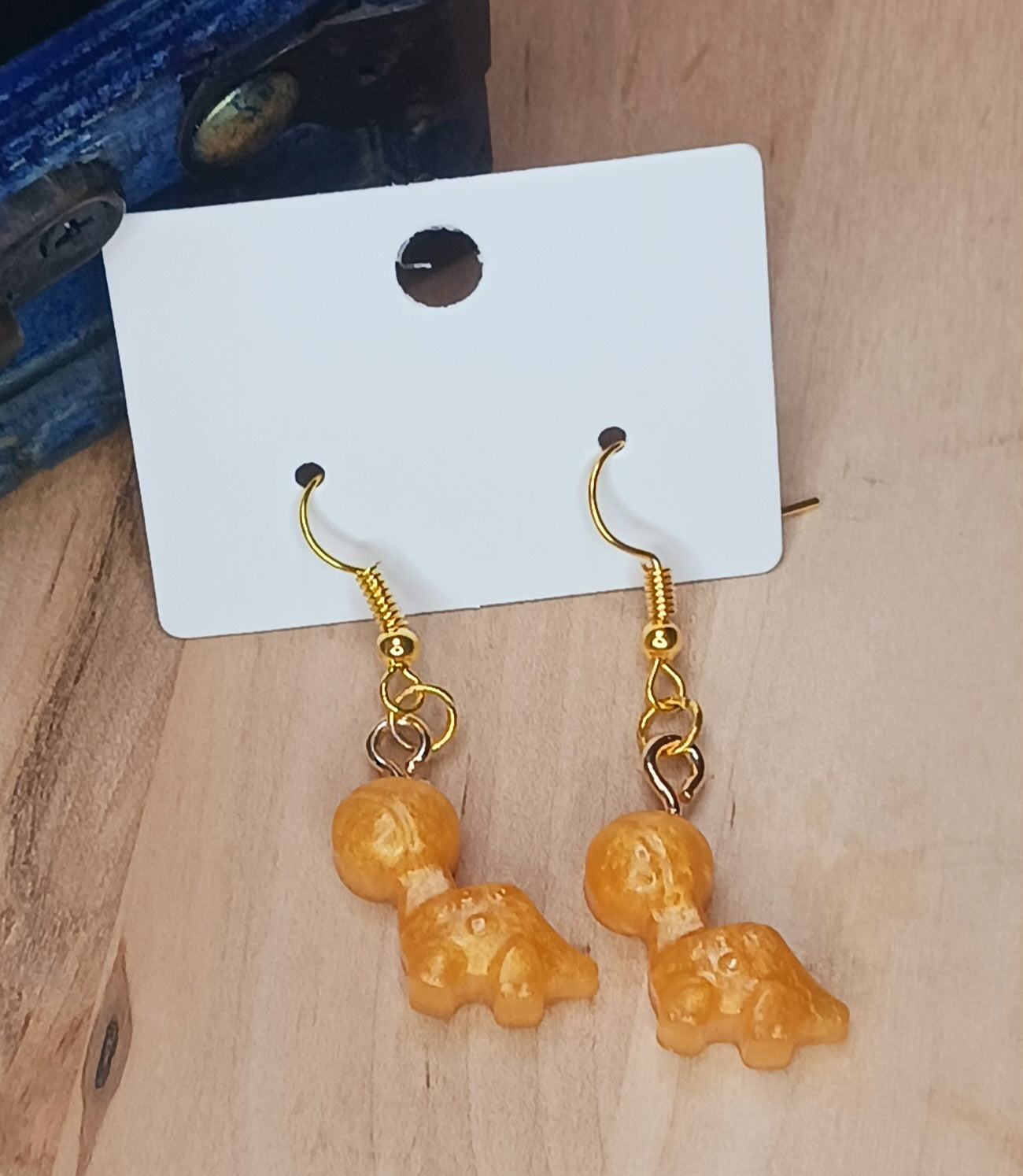Brontosaurus Resin Earrings