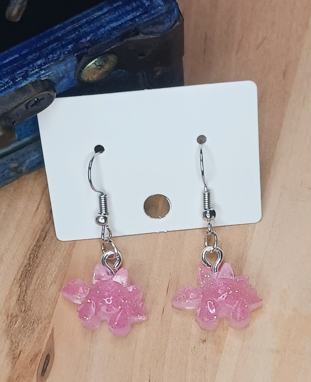 Stegosaurus Resin Earrings