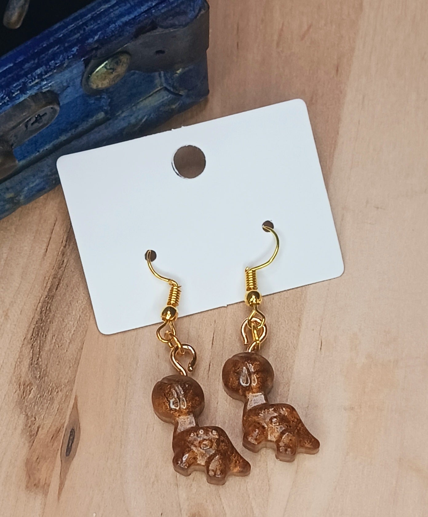 Brontosaurus Resin Earrings