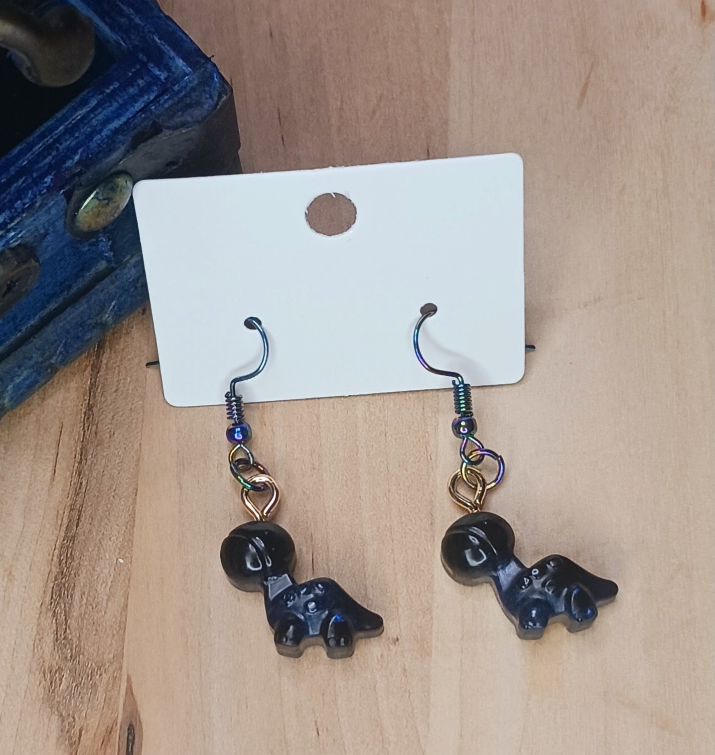 Brontosaurus Resin Earrings
