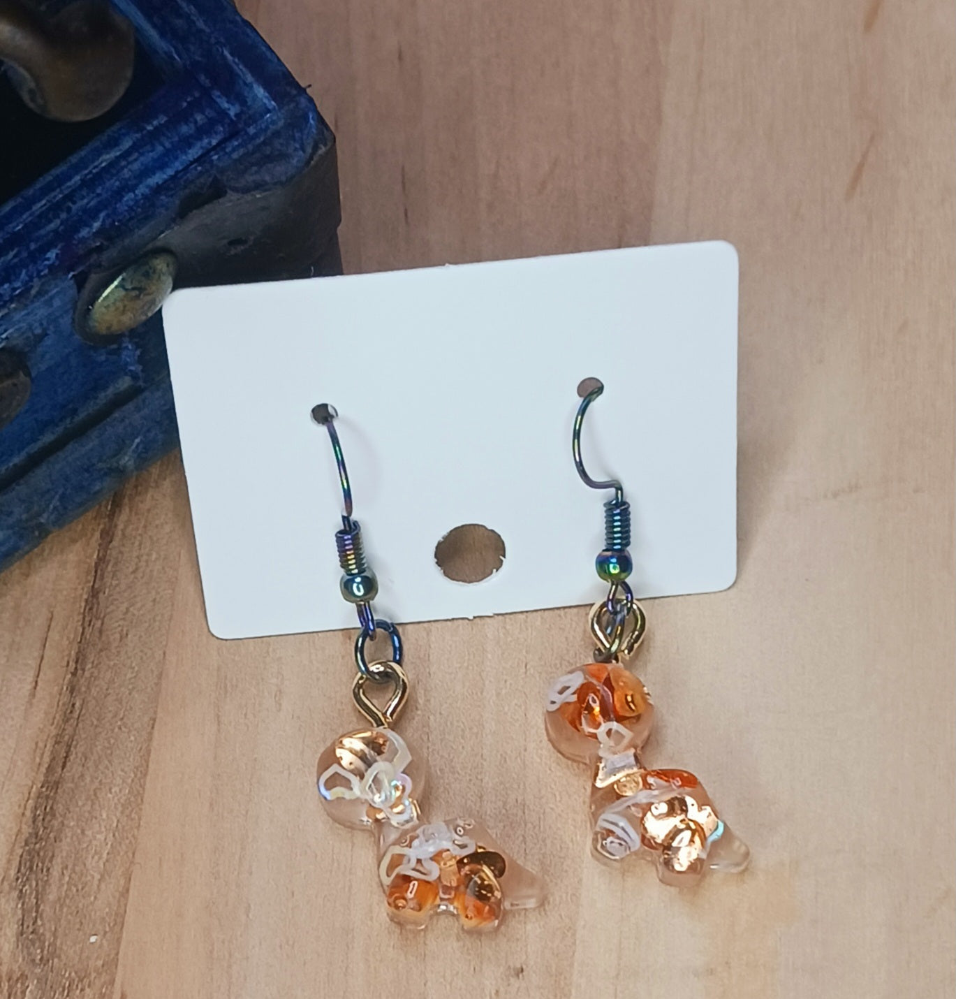 Brontosaurus Resin Earrings