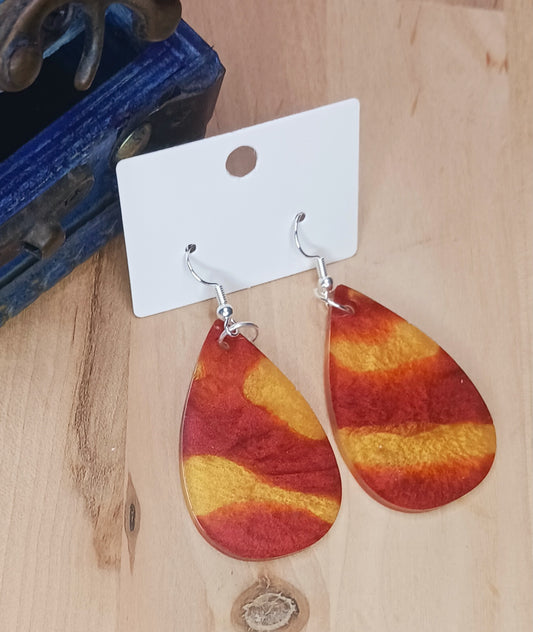 Teardrop Resin Earring