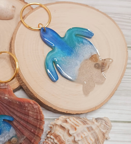 Ocean Sea Turtle Keychain